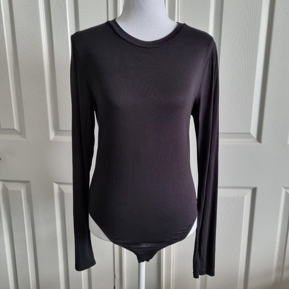 Wilfred Free Somer Bodysuit Long-Sleeve Thong Bodysuit Size L - Picture 1 of 6